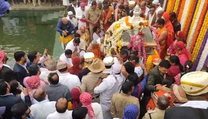 ತಲಕಾವೇರಿಯಲ್ಲಿ ತೀರ್ಥರೂಪಿಣಿಯಾದ ಕಾವೇರಿ ಮಾತೆ!