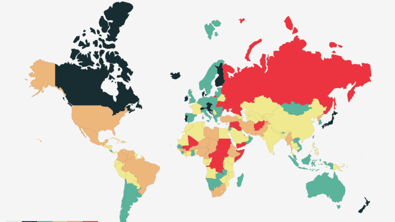 ವಿಶ್ವದ ಶಾಂತಿಯುತ ದೇಶಗಳು ಯಾವೆಲ್ಲಾ?ಫೋರ್ಬ್ಸ್ ಪಟ್ಟಿಯಲ್ಲಿ ಭಾರತಕ್ಕೆ ಸ್ಥಾನವಿದ್ಯಾ?