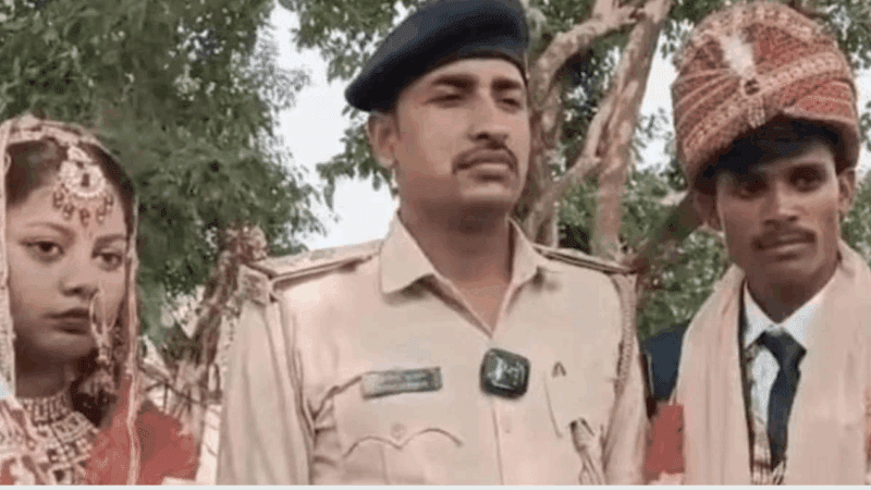 ವಧುವಿನ ಬಗ್ಗೆ ಸುಳ್ಳು ಸುದ್ದಿ ಕಿವಿಗೆ ಬೀಳುತ್ತಿದ್ದಂತೆ ಮಂಟಪದಿಂದಲೇ ಎದ್ದು ಹೋದ ವರ- ಮದುವೆ ಮಾಡಿಸಿದ ಖಾಕಿ