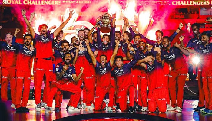 ಕಪ್ ಗೆದ್ದು ಕೊಹ್ಲಿ ಕಣ್ಣೀರ ಅಭಿಷೇಕ.. ಸಾಲ್ಟ್ ಕ್ಯಾಚ್.. ಕೃನಾಲ್ ಹೀರೋ -18ರ ನಂಟು.. ಹೇಗಿತ್ತು RCB ಗೇಮ್?