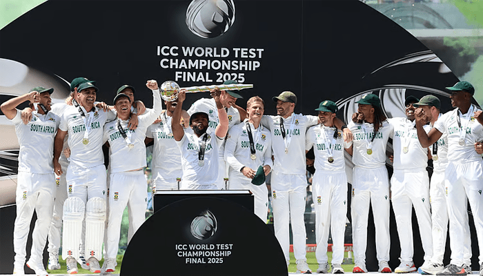 27 ವರ್ಷಗಳ ಬಳಿಕ ICC ಟ್ರೋಫಿ ಬರ ನೀಗಿಸಿಕೊಂಡ ದಕ್ಷಿಣ ಆಫ್ರಿಕಾ!