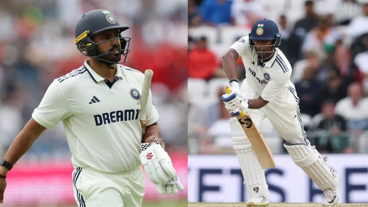 ಟೆಸ್ಟ್‌ ನಲ್ಲಿ ಪ್ಲಾಫ್ ಆದ ಐಪಿಎಲ್‌ ಹೀರೋಗಳು  –  ಬೆಸ್ಟ್ ಚಾನ್ಸ್ ಕೈ ಬಿಟ್ರಾ ಕರುಣ್, ಸಾಯಿ   –   ಬೆಸ್ಟ್ ಚಾನ್ಸ್ ಕೈ ಬಿಟ್ರಾ ಕರುಣ್, ಸಾಯಿ