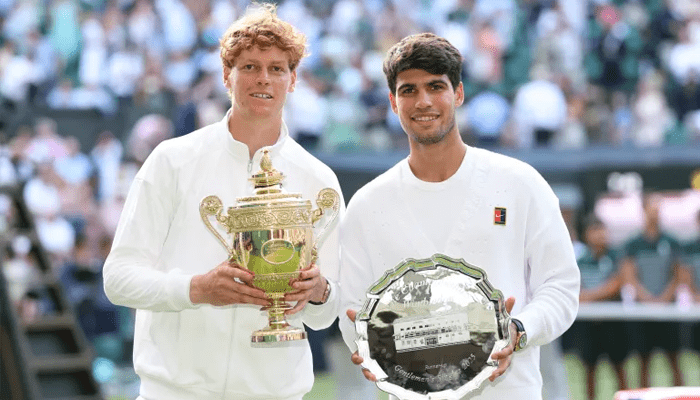 23 ವರ್ಷದ ಯಾನಿಕ್ ಸಿನ್ನರ್ ವಿಂಬಲ್ಡನ್ ದೊರೆ – ಸ್ಪೇನ್ ಟೆನ್ನಿಸ್ ಕಿಂಗ್ ಅಲ್ಕರಾಝ್ ಗರ್ವಭಂಗ