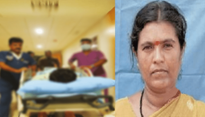 ಅಡಿಕೆ ಎಂದು ಭಾವಿಸಿ ಸಿಡಿಮದ್ದನ್ನ ಕಲ್ಲಿನಿಂದ ಜಜ್ಜಿದ ಮಹಿಳೆ!