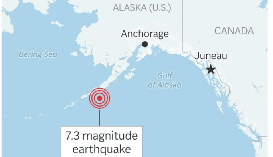 ಅಮೆರಿಕದಲ್ಲಿ ಸಮುದ್ರದೊಳಗೆ  ಕಂಪಿಸಿದ ಭೂಮಿ- ದ್ವೀಪ ಭಾಗದಲ್ಲಿ ಸುನಾಮಿ ಎಚ್ಚರಿಕೆ
