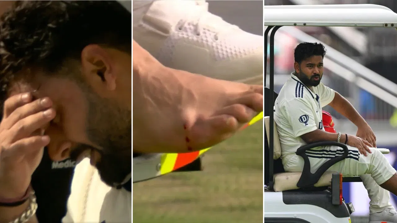 ರಿಷಭ್ ಪಂತ್ ಕಾಲಲ್ಲಿ ಹರಿಯಿತು ರಕ್ತ – ಕಣ್ಣೀರಿಡುತ್ತಲೇ ಹೊರ ನಡೆದ ಪಂತ್ ಮತ್ತೆ ಆಡ್ತಾರಾ?