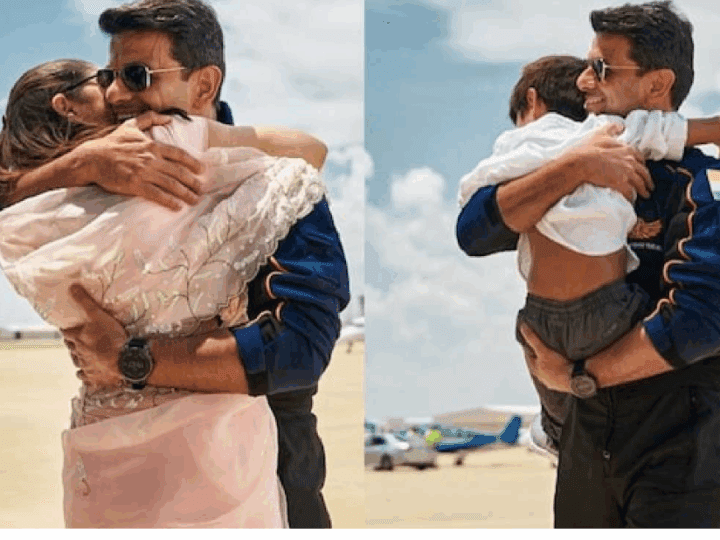 2  ತಿಂಗಳ ಬಳಿಕ ಭೇಟಿ – ಹೆಂಡತಿಗೆ, ಮಗನಿಗೆ ಪ್ರೀತಿಯ ಅಪ್ಪುಗೆ ಕೊಟ್ಟ ಶುಭಾಂಶು ಶುಕ್ಲಾ