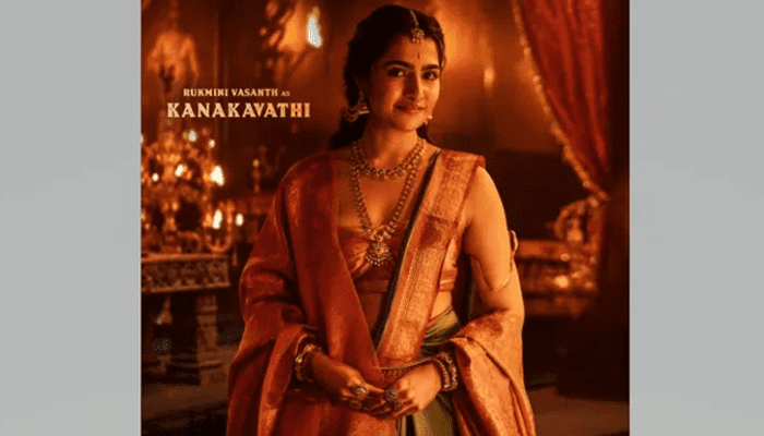 ಕಾಂತಾರ ಚಾಪ್ಟರ್‌ 1 ರಲ್ಲಿ ರುಕ್ಮಿಣಿ ವಸಂತ್‌ ಲುಕ್‌ ರಿವೀಲ್‌ – ಕನಕವತಿಯಾಗಿ ಮಿಂಚಲಿದ್ದಾರೆ  ನಟಿ!