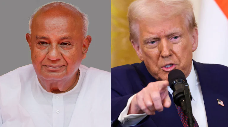 ಅಮೆರಿಕ ಅಧ್ಯಕ್ಷ ಕುರುಡ ಅಥವಾ ಅಜ್ಞಾನಿ – ಭಾರತದ ಆರ್ಥಿಕತೆ ಸತ್ತಿದೆ ಎಂದ ಟ್ರಂಪ್‌ಗೆ  H.D ದೇವೇಗೌಡರ ತಿರುಗೇಟು