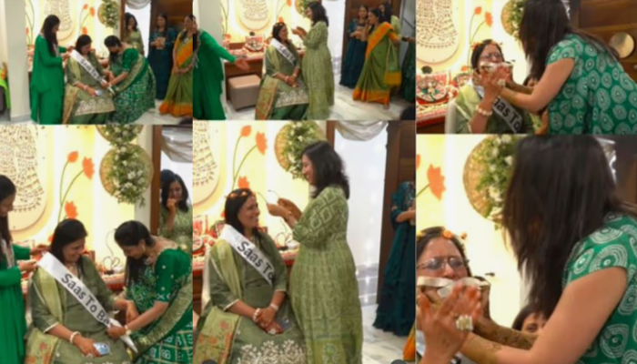 ಶುರುವಾಯ್ತು ಮತ್ತೊಂದು ವಿಚಿತ್ರ ಟ್ರೆಂಡ್!‌ –  ಅತ್ತೆಯಾಗುವವರ ಬಾಯಿಗೆ ಗಮ್‌ಟೇಪ್ ಅಂಟಿಸಿ ‘Sass To Be’ ಆಚರಿಸಿದ ಮಹಿಳೆಯರು!