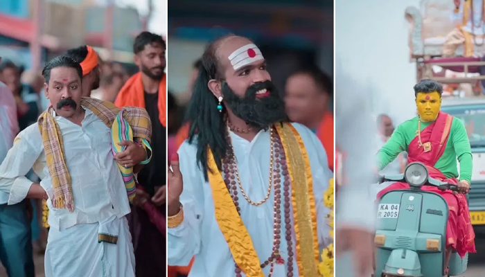 ಗಣೇಶ ಹಬ್ಬದಲ್ಲೂ ಬಾವ, ಗುರೂಜಿ ಕ್ರೇಜ್!‌ – ಗಣಪತಿ ಮೆರವಣಿಗೆಯಲ್ಲಿ ಸು ಫ್ರಮ್‌ ಸೋ ಸಿನಿಮಾದ ಪಾತ್ರಗಳು!