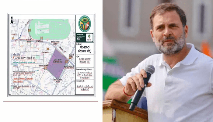 ಬೆಂಗಳೂರಿನಲ್ಲಿ ನಾಳೆ ರಾಹುಲ್‌ ಗಾಂಧಿ ನೇತೃತ್ವದಲ್ಲಿ ಪ್ರತಿಭಟನೆ – ಈ ಮಾರ್ಗದಲ್ಲಿ ವಾಹನ ಸಂಚಾರಕ್ಕೆ ನಿಷೇಧ!