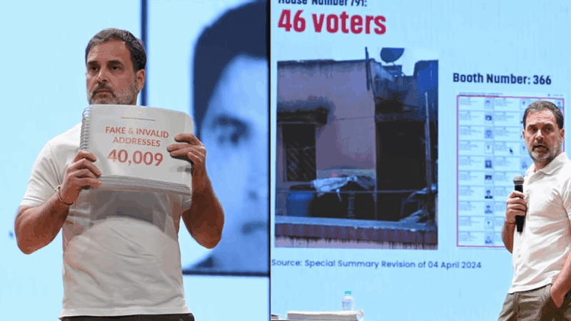 ಮಹಾರಾಷ್ಟ್ರ ಮತ್ತು ಕರ್ನಾಟಕ ಎಲೆಕ್ಷನ್‌ನಲ್ಲಿ ಮತಗಳ್ಳತನ – ಬಿಜೆಪಿ ವಿರುದ್ಧ ರಾಹುಲ್ ಗಾಂಧಿ ಆರೋಪ