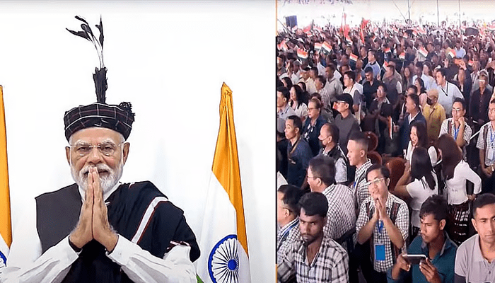 ಮಿಜೋರಾಂನ ಮೊದಲ ರೈಲು ಮಾರ್ಗ ಉದ್ಘಾಟಿಸಿದ ಪ್ರಧಾನಿ ಮೋದಿ!