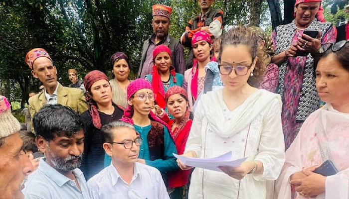 ದಯವಿಟ್ಟು ನನ್ನ ಕಷ್ಟವನ್ನೂ ಅರ್ಥಮಾಡಿಕೊಳ್ಳಿ.. ದೂರು ಹೇಳಲು ಬಂದ ಜನರ ಬಳಿಯೇ ತನ್ನ ಕಷ್ಟ ಹೇಳಿದ ಸಂಸದೆ ಕಂಗನಾ!