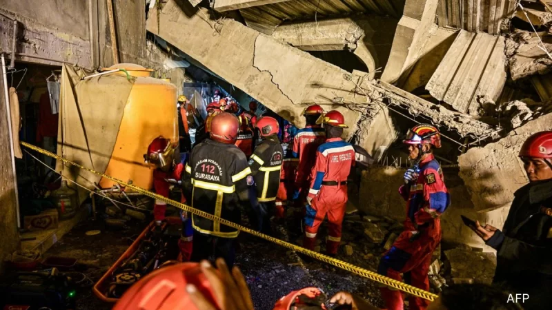 ಇಂಡೋನೇಷ್ಯಾದಲ್ಲಿ ಶಾಲಾ ಕಟ್ಟಡ ಕುಸಿತ – ಅವಶೇಷಗಳ ಅಡಿಯಲ್ಲಿ ಸಿಲುಕಿದ  65ಕ್ಕೂ ಹೆಚ್ಚು ವಿದ್ಯಾರ್ಥಿಗಳು