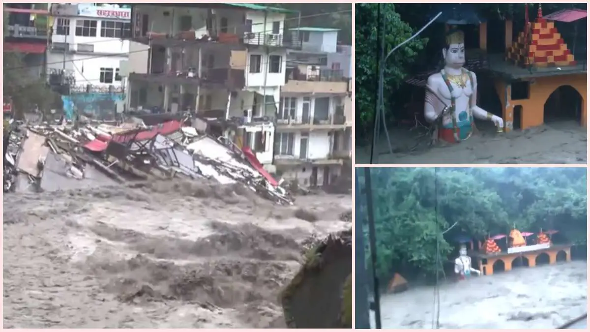 ಡೆಹ್ರಾಡೂನ್‌ನಲ್ಲಿ ಭಾರಿ ಮೇಘಸ್ಫೋಟ –  ದೇವಾಲಯ,  ಮನೆ, ರಸ್ತೆ ಜಲಾವೃತ , ಇಬ್ಬರು ಬಲಿ