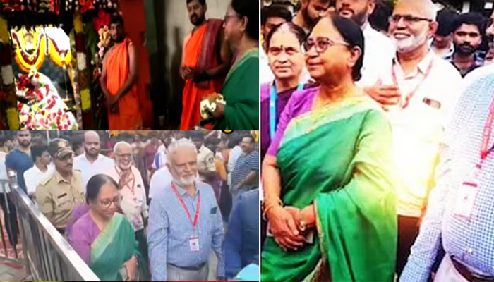 ಹಾಸನಾಂಬೆ ದರ್ಶನ ಪಡೆದ ಬಾನು ಮುಷ್ತಾಕ್ – ಕುಟುಂಬ ಸಮೇತ ಆಗಮಿಸಿ ದೇವಿಯ ದರ್ಶನ ಪಡೆದ ಸಾಹಿತಿ