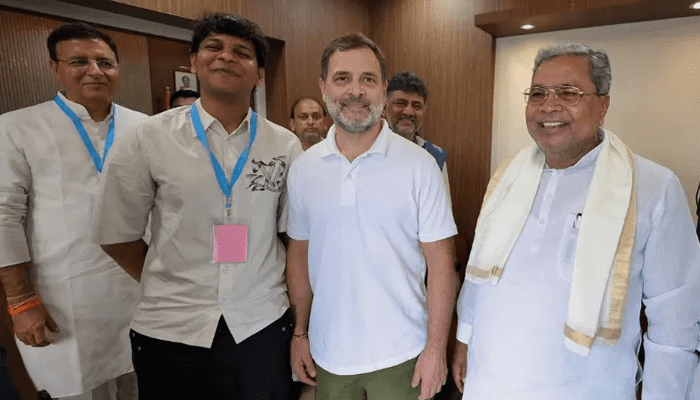 ಸಿದ್ದರಾಮಯ್ಯ ಮೊಮ್ಮಗ ರಾಜಕೀಯ ಎಂಟ್ರಿ ಫಿಕ್ಸ್!‌ – ರಾಹುಲ್ ಗಾಂಧಿ ಜೊತೆಗಿನ ಫೋಟೊ ಹಂಚಿಕೊಂಡ ಧವನ್‌ ರಾಕೇಶ್