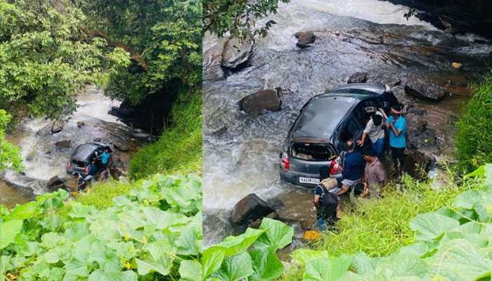 ಶಿರಾಡಿ ಘಾಟ್‌ನಲ್ಲಿ 40 ಅಡಿ ಪ್ರಪಾತಕ್ಕೆ ಬಿದ್ದ ನಾಲ್ವರು ಪ್ರಯಾಣಿಸುತ್ತಿದ್ದ ಕಾರು!