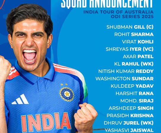 ಟೀಮ್ ಇಂಡಿಯಾ ಏಕದಿನ ತಂಡಕ್ಕೆ ಗಿಲ್ ಕ್ಯಾಪ್ಟನ್ – ರೋಹಿತ್ ಶರ್ಮಾ ಇದ್ದರೂ ನಾಯಕನ ಸ್ಥಾನವಿಲ್ಲ..!