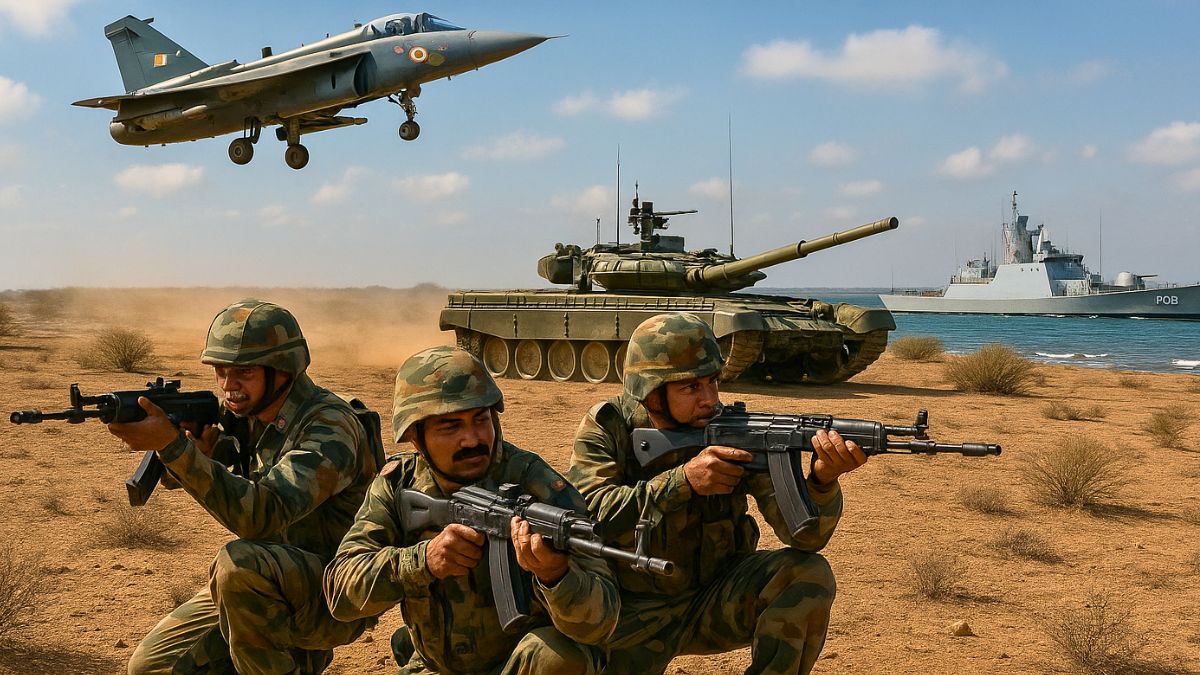 ಪಾಕ್ ಗಡಿಯ ಬಳಿ ʼತ್ರಿಶೂಲ್ʼ ಸಮರಾಭ್ಯಾಸ ಶುರು ಮಾಡಿದ ಭಾರತ