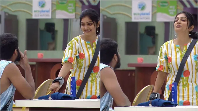 ಗಿಲ್ಲಿ ನಟ ಕೊಟ್ಟಿದ್ದು ಒಂದು ಮುತ್ತು – ಗಿಲ್ಲಿಗೆ ಕಾವ್ಯ ಕೊಟ್ಟಿದ್ದು ಮೂರು ಮುತ್ತು..!