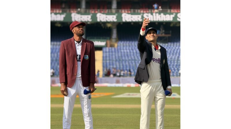 ನಾಯಕನಾಗಿ ಮೊದಲ ಟಾಸ್‌ ಗೆದ್ದ ಗಿಲ್ –  WI ವಿರುದ್ಧ ಬ್ಯಾಟಿಂಗ್‌ ಆಯ್ದಕೊಂಡ IND