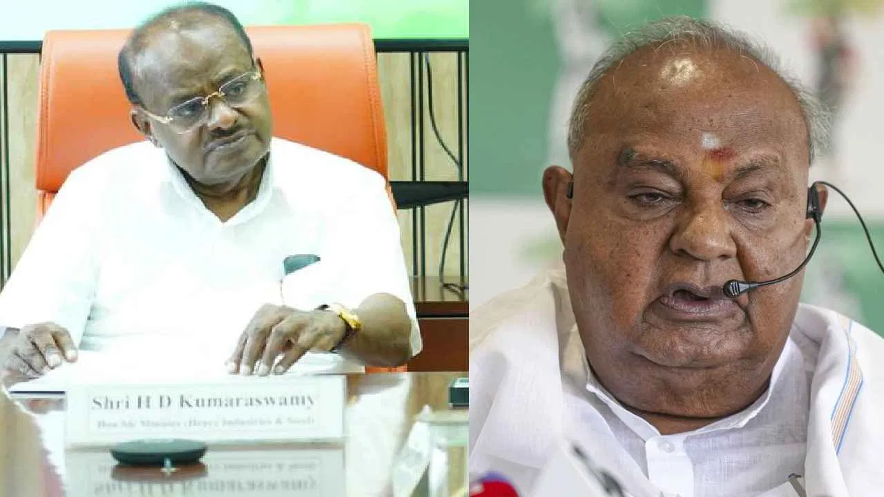 ಡೆಲ್ಲಿಯಿಂದ ಬಂದು ಅಪ್ಪನ ಆರೋಗ್ಯ ವಿಚಾರಿಸಿದ H.D.ಕುಮಾರಸ್ವಾಮಿ