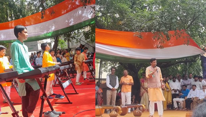 150ನೇ ವರ್ಷದ ವಂದೇ ಮಾತರಂ ಸಂಭ್ರಮಾಚರಣೆ –  ಶ್ರೀ ವೀಣಾವಾಣಿ ಸಂಗೀತ ಶಾಲೆಯಿಂದ ಸಮೂಹ ಗಾಯನ