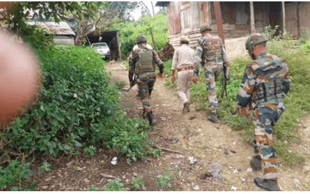 ಭದ್ರತಾ ಪಡೆ ಭಯೋತ್ಪಾದಕರ ನಡುವೆ ಫೈರಿಂಗ್ –   ನಾಲ್ವರು ಕುಕಿ ಉಗ್ರರು ಫಿನಿಷ್