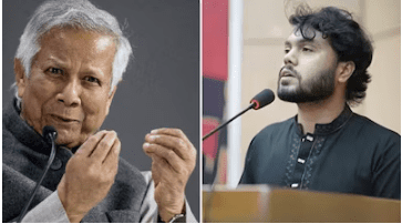 ಬಾಂಗ್ಲಾ ದಂಗೆ ಹಿಂದೆ  ಯೂನಸ್ ಕೈವಾಡ? –    ಸರ್ಕಾರದ ಮೇಲೆ ಹಾದಿ ಸಹೋದರನ ಗಂಭೀರ ಆರೋಪ