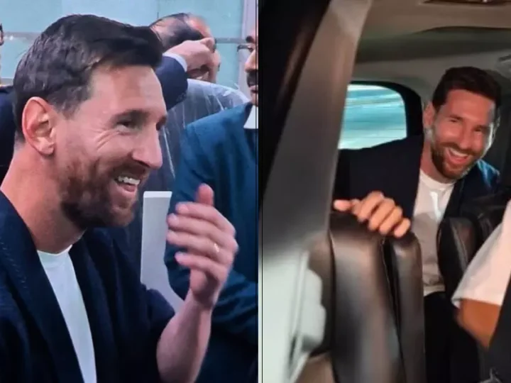 ಭಾರತಕ್ಕೆ ಬಂದ ಲಿಯೋನೆಲ್ ಮೆಸ್ಸಿ – ಪುಟ್ಬಾಲ್ ತಾರೆ ಎಂಟ್ರಿ ವೇಳೆ ಫ್ಯಾನ್ಸ್ ಸಂಭ್ರಮ ಹೇಗಿತ್ತು ನೋಡಿ