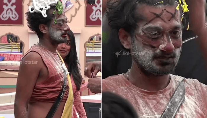 ನಮ್ಮ ಸುದ್ದಿಗೆ ಬರ್ತೀಯಾ? – ಕಣ್ಣಿಗೆ ಕಾಡಿಗೆ.. ತುಟಿಗೆ ಲಿಪ್‌ಸ್ಟಿಕ್‌ ಹಚ್ಚಿ ಗಿಲ್ಲಿ ಮೇಲೆ ರಿವೇಂಜ್‌ ತೆಗೆದುಕೊಂಡ ಮನೆಮಂದಿ!