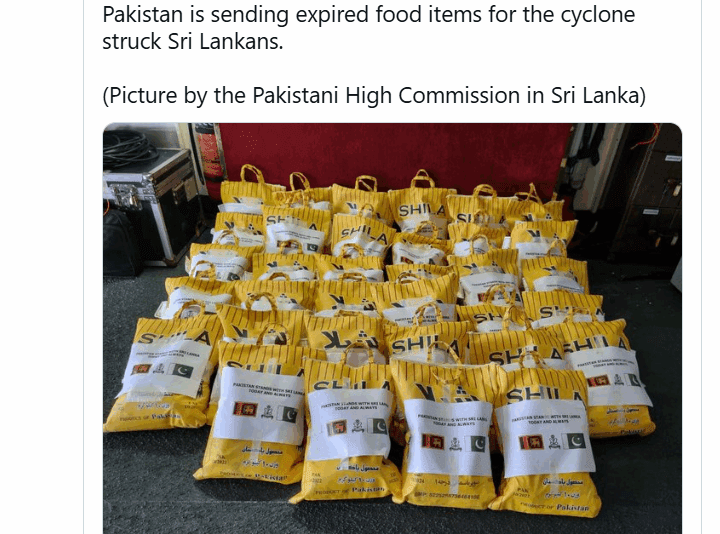 ಶ್ರೀಲಂಕಾಕ್ಕೆ ಎಕ್ಸ್‌ಪೈರಿ  ಆದ ಕಿಟ್ ಕಳುಹಿಸಿ ಪಾಕ್‌ – ವಿಶ್ವದ ಮುಂದೆ ನೀಚ ಕೃತ್ಯ ಬಯಲು