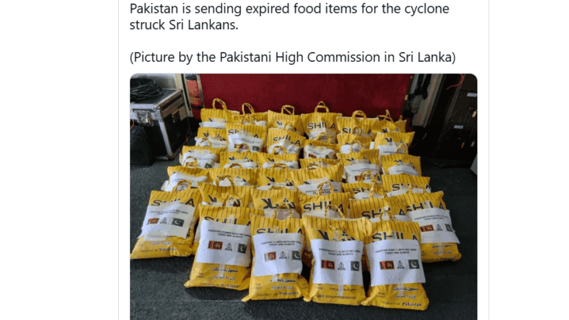 ಶ್ರೀಲಂಕಾಕ್ಕೆ ಎಕ್ಸ್‌ಪೈರಿ  ಆದ ಕಿಟ್ ಕಳುಹಿಸಿ ಪಾಕ್‌ – ವಿಶ್ವದ ಮುಂದೆ ನೀಚ ಕೃತ್ಯ ಬಯಲು