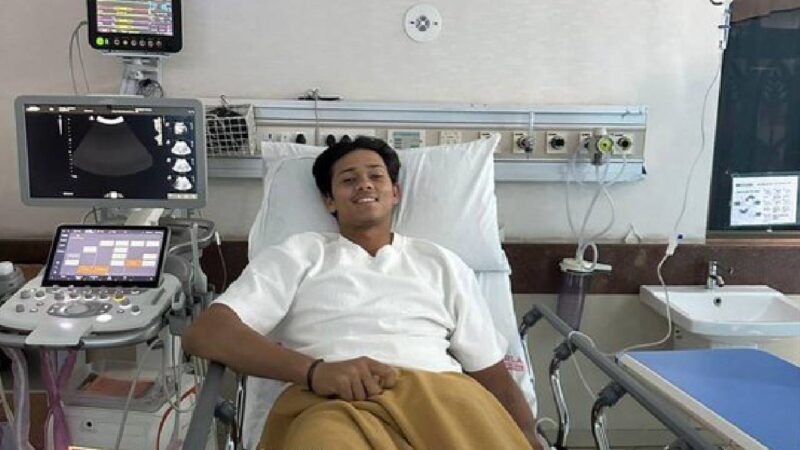 ಯಶಸ್ವಿ ಜೈಸ್ವಾಲ್‌ಗೆ ತೀವ್ರ ಹೊಟ್ಟೆ ನೋವು,  ಆಸ್ಪತ್ರೆಯಲ್ಲಿ ಚಿಕಿತ್ಸೆ