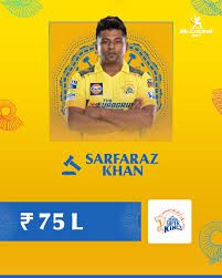 2 ವರ್ಷಗಳ ಬಳಿಕ ಸರ್ಫರಾಜ್‌ ಖಾನ್‌ಗೆ ಒಲಿದ ಅದೃಷ್ಟ – CSK ತಂಡ ಸೇರಿದ ಭಾರತದ ಯಂಗ್‌ಸ್ಟರ್
