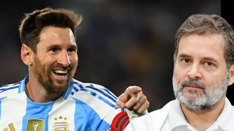 ಮೋದಿಗೂ ಮುಂಚೆಯೇ ರಾಹುಲ್ ಗಾಂಧಿ- ಮೆಸ್ಸಿ ಭೇಟಿ – ಸೆಲ್ಫಿಗಾಗಿ ‘ರಾಗಾ’ 10 ಲಕ್ಷ ಕೊಟ್ರಾ?