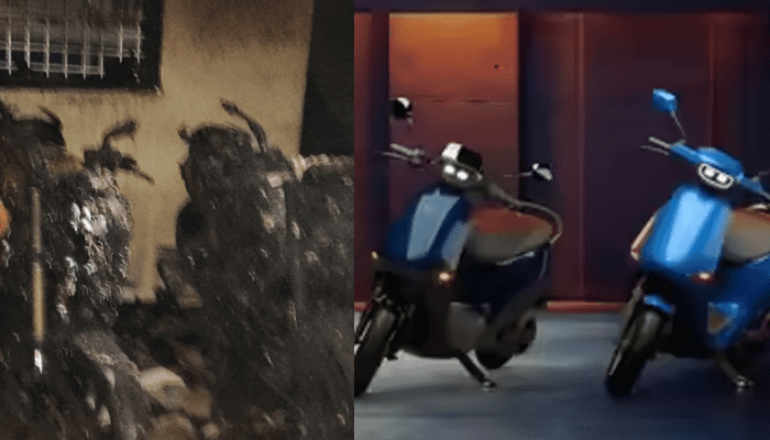 ಬೈಕ್‌ ಶೋರೂಂ ಅಗ್ನಿ ಅವಘಡ! – 13 ಎಲೆಕ್ಟ್ರಿಕ್ ಬೈಕ್ ಸುಟ್ಟು ಭಸ್ಮ!