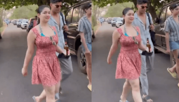 ಬಿಯರ್‌ ಬಾಟಲ್‌ ಹಿಡಿದು ಬೀದಿಯಲ್ಲಿ ಸುತ್ತಾಡಿದ ಸಚಿನ್‌ ತೆಂಡೂಲ್ಕರ್‌ ಪುತ್ರಿ!