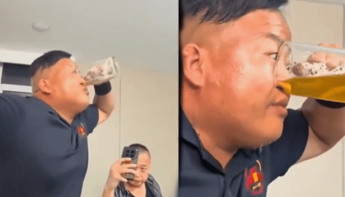 ಅಬ್ಬಬ್ಬಾ.. ಮೂಗಿನಿಂದ ಬಿಯರ್‌ ಕುಡಿದ ಭೂಪ! – ವೈರಲ್‌ ಹುಚ್ಚಿಗೆ ಇದೆಂಥಾ ಸಾಹಸ?