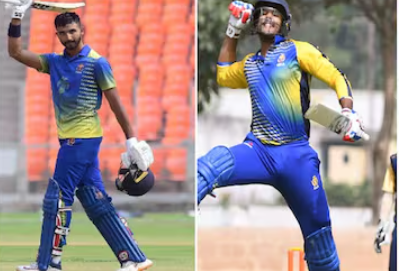 ಮಯಾಂಕ್  &  ದೇವದತ್ ಪಡಿಕ್ಕಲ್  ಶತಕ – ಕರ್ನಾಟಕದ ಪರ ಸಿಡಿಲಬ್ಬರದ ಆಟ