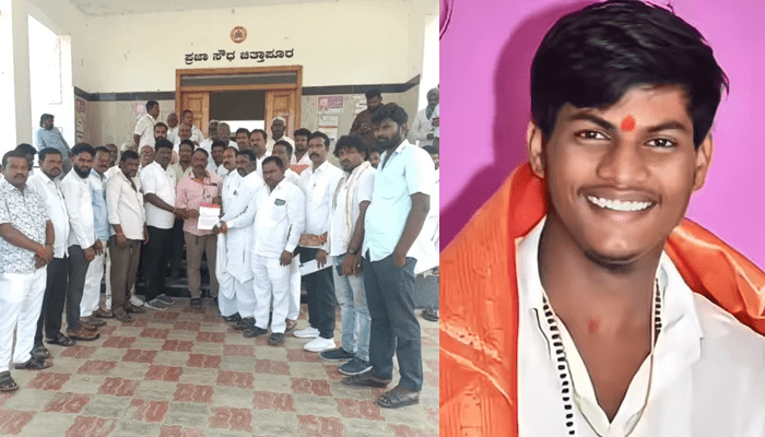 ಮಲ್ಲಿಕಾರ್ಜುನ ಮುತ್ಯಾ ವಿರುದ್ಧ ದಾಖಲಾದ ಪೋಕ್ಸೋ ಪ್ರಕರಣ ಹಿಂದಕ್ಕೆ ಪಡೆಯಲು ಒತ್ತಾಯ! –  ಚಿತ್ತಾಪುರದಲ್ಲಿ ಪ್ರತಿಭಟನೆ