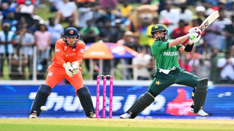 T20 ವಿಶ್ವಕಪ್‌ನಲ್ಲಿ ಮೊದಲ ಪಂದ್ಯದಲ್ಲಿ ಎದ್ದು ಬಿದ್ದು ನೆದರ್ಲ್ಯಾಂಡ್ ವಿರುದ್ಧ ಗೆದ್ದ PAK
