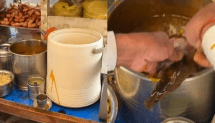 ಪಾನಿಪುರಿ ಪ್ರೀಯರೇ ಹುಷಾರ್‌! – ಪಾನಿಯನ್ನೇ ಸ್ವಿಮ್ಮಿಂಗ್‌ ಪೂಲ್‌ ಮಾಡಿಕೊಂಡ ಇಲಿ!