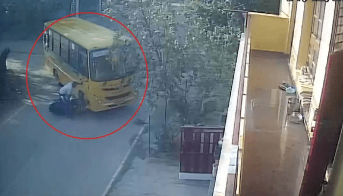 ಮಕ್ಕಳ ಪಾಲಿಗೆ ಯಮನಾದ ಸ್ಕೂಲ್‌ ಬಸ್!‌ – ತಂದೆ ಎದುರೇ ಕಂದಮ್ಮಗಳ ದುರಂತ ಅಂತ್ಯ