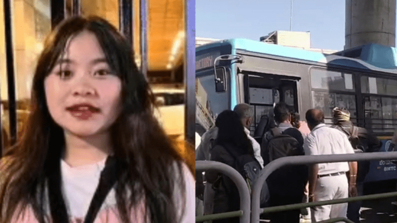 ಬಿಎಂಟಿಸಿಗೆ ಮಣಿಪುರದ ಹುಡುಗಿ ಬಲಿ- ಭೀಕರ ಅಪಘಾತದ ದೃಶ್ಯ ಸೆರೆ