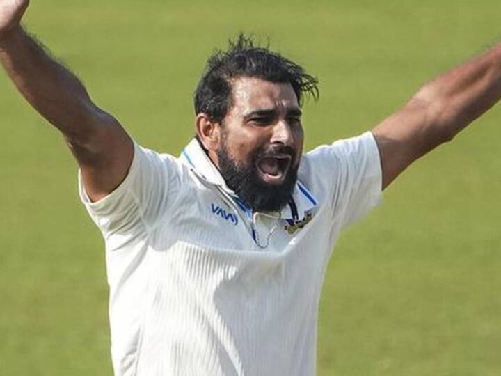 ರಣಜಿ ಟೂರ್ನಿಯ ಸೆಮಿಫೈನಲ್ ಶಮಿ ಬೆಂಕಿ ಬೌಲಿಂಗ್‌ – ಒಂದೇ ಪಂದ್ಯದಲ್ಲಿ 8 ವಿಕೆಟ್