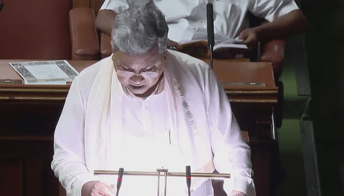 ರಾಜ್ಯ ಬಜೆಟ್ ಮಂಡನೆ ಮುಕ್ತಾಯ –  3 ಗಂಟೆ 36 ನಿಮಿಷಗಳ ಕಾಲ ಸುಧೀರ್ಷ ಭಾಷಣ ಮಾಡಿದ ಸಿಎಂ ಸಿದ್ದರಾಮಯ್ಯ